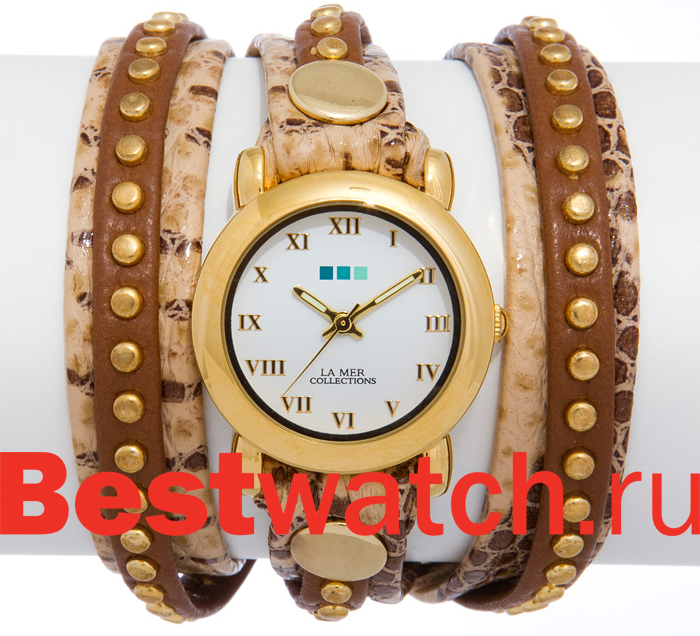 Часы La Mer С клепками LMSW6004